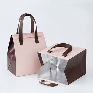 Sac isotherme portable personnalisé en non-tissé jetable pour la livraison de café et l'usage quotidien - Product Image 3