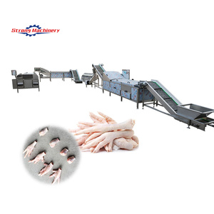 Usine de transformation des pattes de poulet et ligne de traitement des pattes de poulet - Équipement avicole automatique à moteur haute productivité - Product Image 1