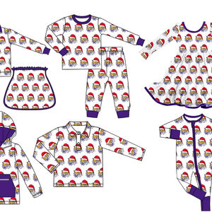 Ropa a juego de Navidad para <span class=keywords><strong>hermanos</strong></span> con estampado de Tigres del equipo, se acepta conjunto de logotipo personalizado - Product Image 1