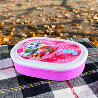 Boîte à lunch en plastique sans BPA de haute qualité avec couvercle en plastique, micro-ondable et empilable, écologique pour les enfants, pour l'école et les sorties
