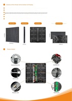 Module LED extérieur Dawei P6.25, cathode commune, économie d'énergie, double maintenance avant-arrière, haute luminosité 6000-10000cd/m²