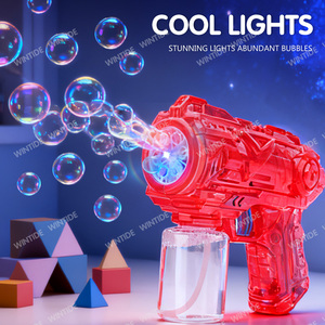 ปืนยิงฟองสบู่พลาสติกใส Wannna ของเล่นกลางแจ้งและปืนยิงฟองสบู่กลางแจ้ง - Product Image 4