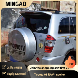Mingao Factory : Ventes en gros de becquet arrière et de pare-chocs pour <span class=keywords><strong>Toyota</strong></span> <span class=keywords><strong>Rav4</strong></span> 03, en ABS moulé par soufflage, <span class=keywords><strong>protection</strong></span> simple couche - Product Image 3