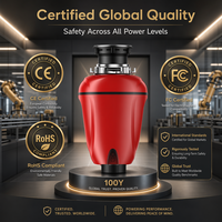 Triturador de Desechos de Acero Inoxidable de 1 HP con Tecnología Multigrind Manual de un Proveedor Confiable para Uso Doméstico Diario