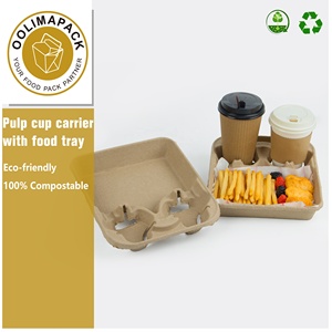 Portabicchieri da Volo per 4 Tazze, <span class=keywords><strong>Porta</strong></span> <span class=keywords><strong>Caffè</strong></span> da Asporto in Cartone - Product Image 4