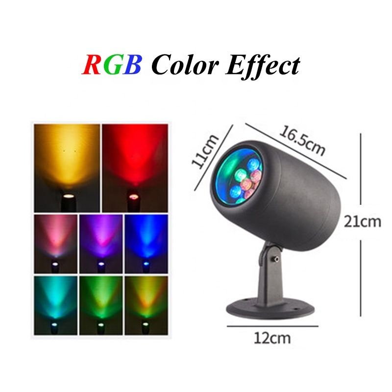 Factory Direct Sale LED Projection Spot Lamp Outdoor Waterproof Outdoor Flood Light Tree Shoot Super Bright Engineering Light