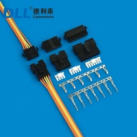 Adaptateur équivalent JST SM 2,5 mm (SMR-02V-B/SMR-03V-B/SMR-04V-B/SMR-05V-B) Connecteur fil à fil automobile 250 V AC/DC 3 A