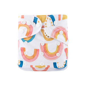 <span class=keywords><strong>Happy</strong></span> Flute – couches lavables et réutilisables pour bébé, à Double gousset, personnalisées, tout en un, avec insertion - Product Image 1