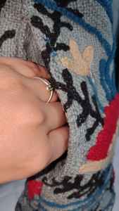 Chaqueta larga Tie Dye Suzani TNT para mujer, estilo bohemio, gitano, Crewel, ideal para primavera, festivales, regalo especial. - Product Image 4