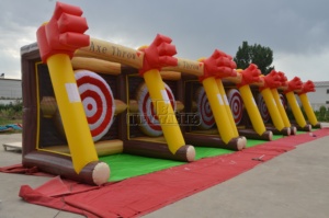 Juego Inflable de Lanzamiento de Hacha de PVC Comercial con Certificación CE, Directo de Fábrica, para Parques de Diversiones, Escuelas, Carnavales, Fiestas y <span class=keywords><strong>Alquiler</strong></span> - Product Image 6