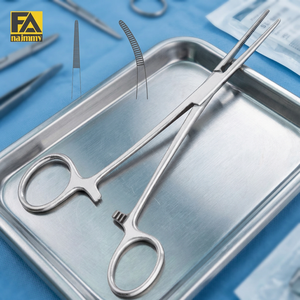 Pince hémostatique droite à pointe fine Kelly 2026 pour hémostase, instrument de classe I certifié CE - Product Image 2