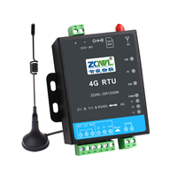 Controlador Remoto 4G DTU RTU, Gateway IoT Modbus con Entrada/Salida Analógica y Digital, Contador de Pulsos para Alertas por SMS y Llamadas