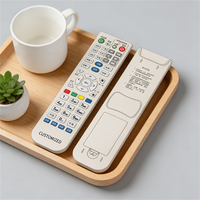 Control Remoto Inteligente Universal con Teclado y Función de Aprendizaje de Código RF para Smart TV y Android Box, Uso Doméstico