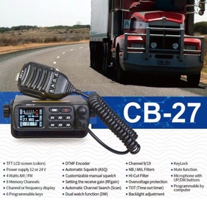 Radio mobile à ondes courtes QYT CB-27 26.965-27.405MHz UV double bande pour voiture - Product Image 4