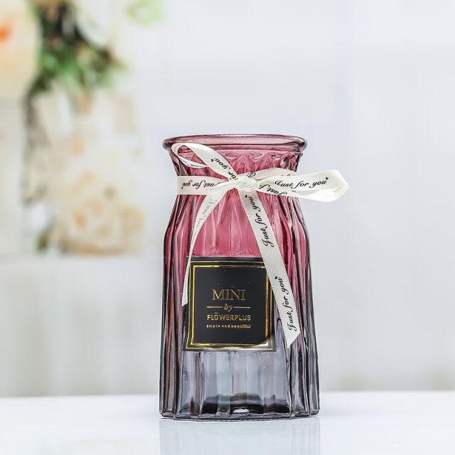 Factory Produced Wholesale Glass Flower Vase for Home Decor