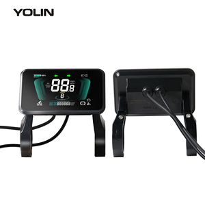 Pantalla LCD para bicicleta eléctrica Yolin YL81F-H, éxito <span class=keywords><strong>de</strong></span> ventas, pantalla a color <span class=keywords><strong>VA</strong></span> <span class=keywords><strong>de</strong></span> 3.5 pulgadas, pantalla completa, 140 nits <span class=keywords><strong>de</strong></span> brillo, 36/48/52V - Product Image 1
