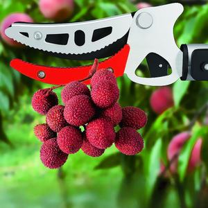 Cueilleur de fruits à long manche en alliage d'aluminium, coupe-fruits avec manche télescopique, cueilleur de fruits à manche réglable - Product Image 6