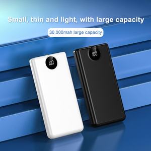 Chargeur portable double USB haute capacité 100000 mAh 10W 80000 mAh 50000 mAh avec écran LED, batterie externe pour extérieur - Product Image 4