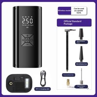 Pompe à air portable intelligente pour voiture, 4500 mAh, sans fil, gonflable, pression des pneus, charge USB, pompe à air multifonction d'urgence pour moto