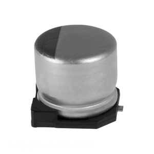 Condensador SMD Original EMZA250ARA330MF61G 33 uF de Montaje Superficial, Aluminio, 33UF, 20%, 25V - Product Image 1