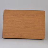 Étui de protection en cuir à motif bois pour MacBook Pro 14 pouces M5 M4 A3401 A3434