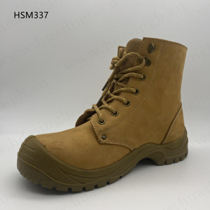 <span class=keywords><strong>WYX</strong></span>,8 pouces plein cuir nubuck supérieur noir bottes de Combat quotidien Super forte adhérence EVA + semelle extérieure en caoutchouc bottes de randonnée HSM169 - Product Image 5