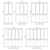Archivador de Oficina Moderno con Estantes Abiertos, Luz LED, Mueble de Almacenamiento para Oficina Ejecutiva