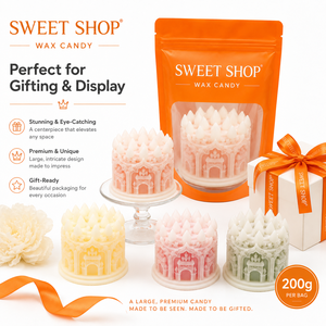 Caramelos de Cera de <span class=keywords><strong>Castillo</strong></span> de 200g, Regalo Perfecto, Diseño Impresionante y Atractivo, Dulces Masticables - Product Image 5