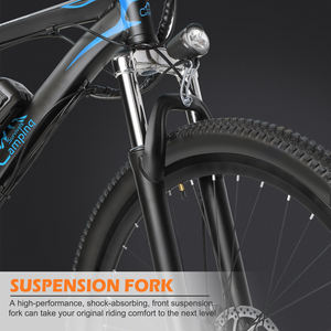 Vélo de montagne électrique de 27,5 pouces, 350W, 36V, 10Ah, 21 vitesses - Product Image 2