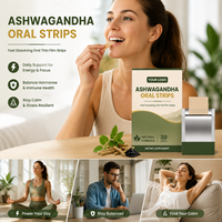 Bandes de film oral à dissolution rapide d'Ashwagandha et de Shilajit, comprimés oraux de vitamines