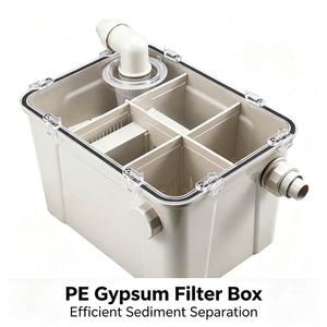 PE Gypsum <strong>Filter</strong> Box Plaster Sediment Separator 38x28x26cm for Dental Lab Sink with CE ISO Certification - Product Image 2