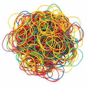 Custom Colored Natural <b>Rubber</b> Super Elastic Unbreakable Office <b>Rubber</b> Bands - Product Image 3