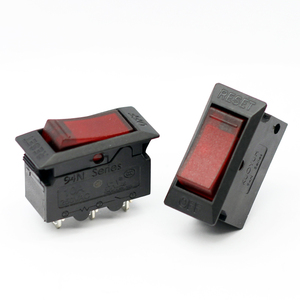 Kuoyuh 94n nhiệt quá tải bảo vệ ngắt mạch 10A/16A 250V đánh giá Dải điện với 3 pin ánh sáng màu đỏ Rocker chuyển đổi - Product Image 5