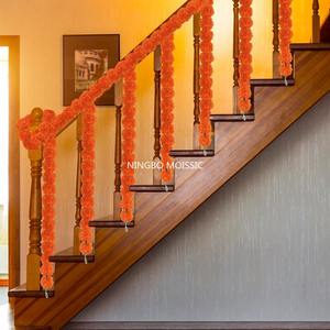 Guirnalda de caléndula india de 5 pies para bodas Diwali y decoraciones del Día de los muertos Guirnaldas florales elegantes - Product Image 4