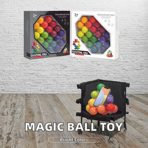 Juguete Educativo de Plástico para Niños de 5 a 7 Años, Unisex, Bola Mágica Colorida para Aliviar el Estrés, Juguete Popular - Product Image 3