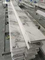 Panel de Techo de PVC de Alta Calidad para Decoración de Interiores, Laminado con Diseño de Madera, Resistente a la Humedad