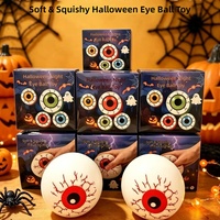 Nouvel article transfrontalier en stock : Ensemble de jouets à presser en caoutchouc Jack-Glow pour jeunes, thème maison hantée d'Halloween, en boîte, Zhejiang