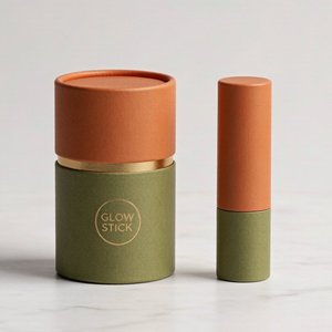 Eco Friendly Custom Paper Tube Packaging Recyclable Cardboard Cylinder <b>Box</b> for Cosmetics Gifts and Candles - Product Image 1