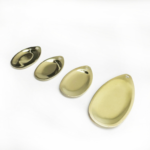 Lame <span class=keywords><strong>de</strong></span> cuillère métallique personnalisée Alpha OEM en fer, laiton, acier inoxydable, pièces <span class=keywords><strong>de</strong></span> leurres spinner, couleurs multi-plaqué pour la fabrication <span class=keywords><strong>de</strong></span> leurres <span class=keywords><strong>de</strong></span> pêche DIY - Product Image 6