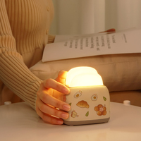 Lampe de chevet créative DIY avec autocollants, veilleuse, lampe d'ambiance, lampe de lecture rechargeable pour chambre à coucher
