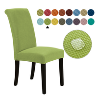 Housse de chaise imperméable en spandex, universelle, hautement élastique, extensible, pour salle à manger, hôtel, mariage, banquet, décoration