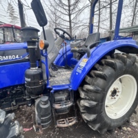Tracteur d'occasion Lovol 804, 4x4, 80 CV, moteur diesel 4 cylindres Weichai/Quanchai, boîte de vitesses, faible consommation d'énergie