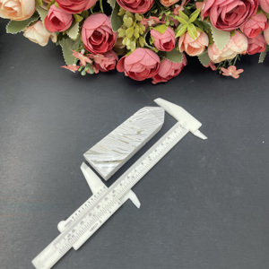 Torre di agata messicana per la guarigione del punto di tetraedro naturale pietra Reiki bianco agata messicana - Product Image 6