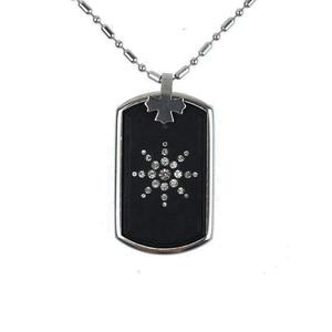 Gezondheid Genezende Rechthoek Quantum Energie Hanger Ketting Lava Rock 4 Stuks Germanium Hangers Met Roestvrijstalen Frame En Ketting - Product Image 1