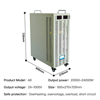 Régulateur de commutation AC-DC 20000W à 89% d'efficacité, sortie unique 24V-1000V 50/60Hz, modèle A10, garantie 1 an pour usage industriel