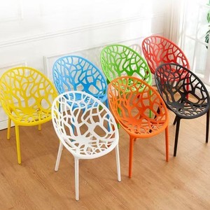 Sillas Apilables Modernas para Exterior, Resistentes a la Intemperie, de Plástico, para Cafetería, Patio y Terraza, Venta al Por Mayor - Product Image 4