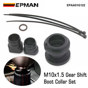 EPMAN Collarín de Aluminio para Palanca de Cambios <span class=keywords><strong>Honda</strong></span> Civic Acura RSX Type <span class=keywords><strong>R</strong></span>, Reemplazo Mejorado para Perilla de Cambios de Posventa EPAA01G122 - Product Image 1