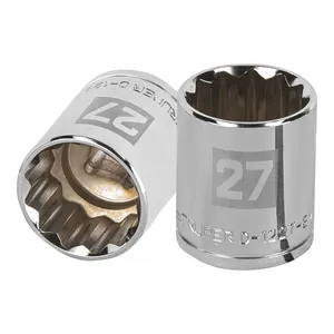 Juego de Llaves de Tubo de 27 mm, 12 Puntas, Accionamiento de 1/2'', Marca TRUPER - Product Image 1