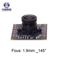1MP H65 1.9mm 145 derece geniş açı CMOS sensör M12 montaj USB ücretsiz sürücü HD 30fps UVC kamera modülü için endüstriyel makine
