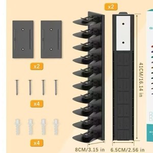 Hat Organizer Spiral <b>Baseball</b> <b>Cap</b> Holder Wall Mounted Large Capacity 8+ Layers Rectangle Clothing <b>Storage</b> Rack - Product Image 2